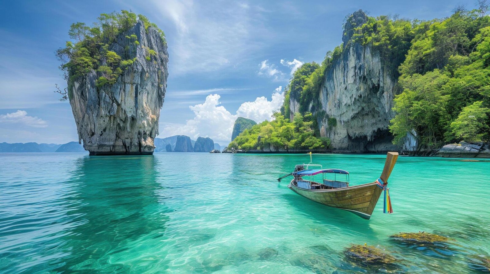 ai-generated-travelling-to-thailand-advertisment-background-with-copy-space-free-photo